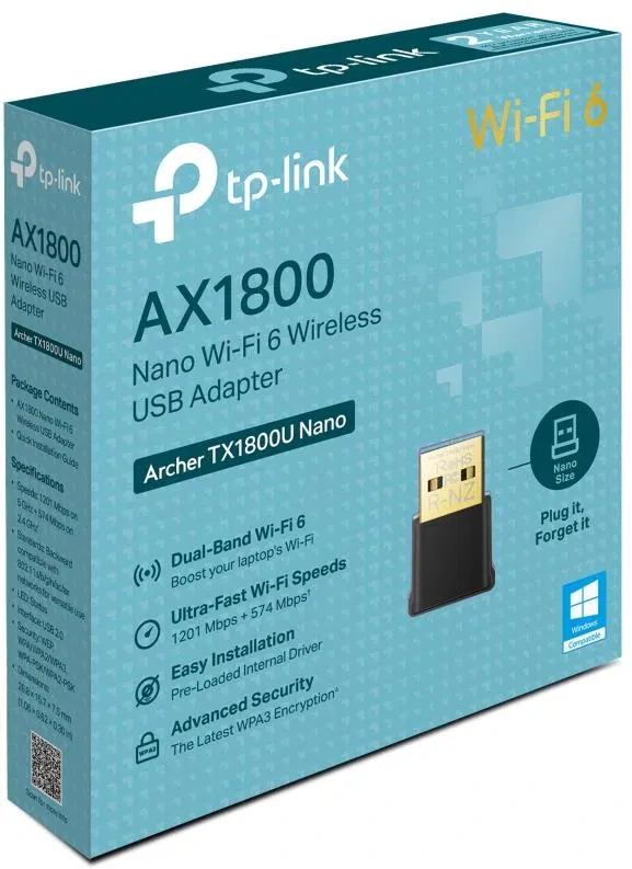 TP-Link Archer TX1800U Nano Wi-Fi 6