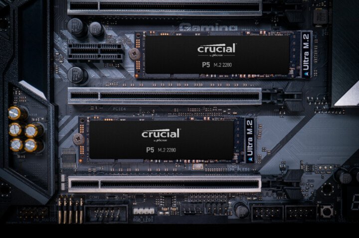 Crucial P5, M.2 - 500GB - rozbaleno