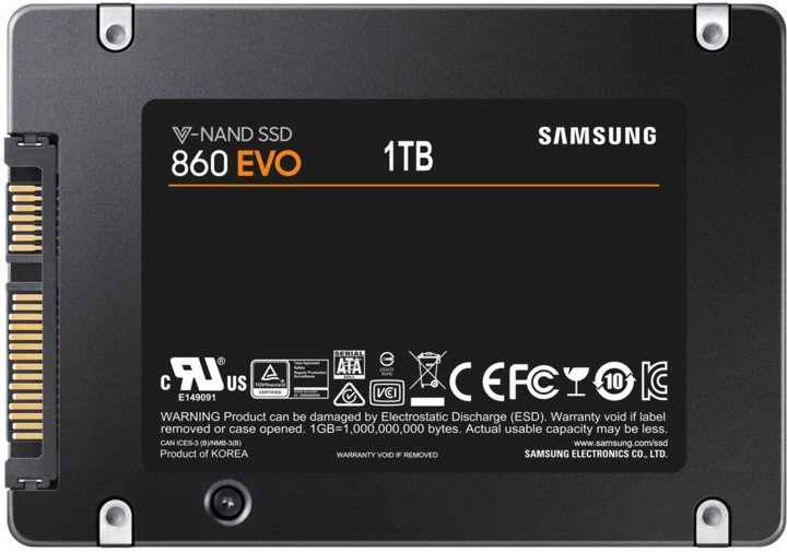 Samsung SSD 860 EVO, 2,5" - 1TB