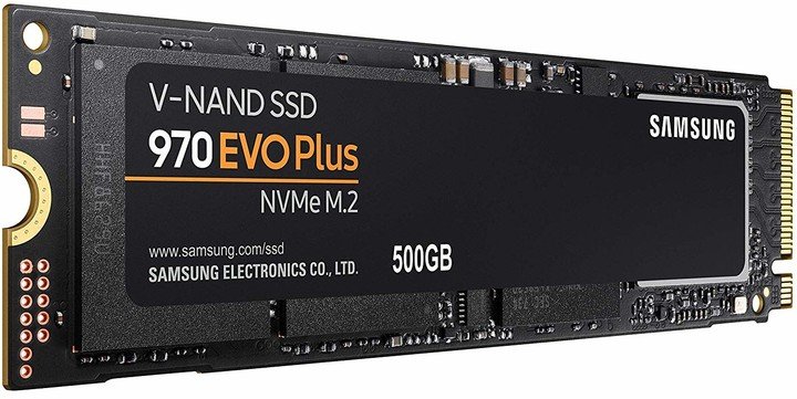 Samsung SSD 970 EVO PLUS, M.2 - 500GB