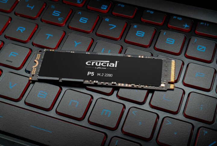 Crucial P5, M.2 - 500GB - rozbaleno
