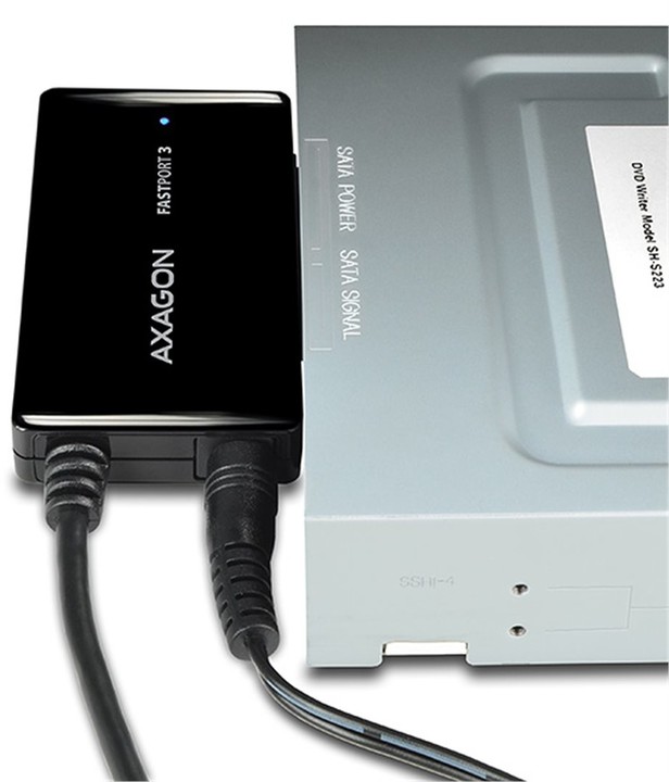 AXAGON ADSA-FP3 USB3.0 - SATA 6G HDD FASTport3 adapter vč. AC